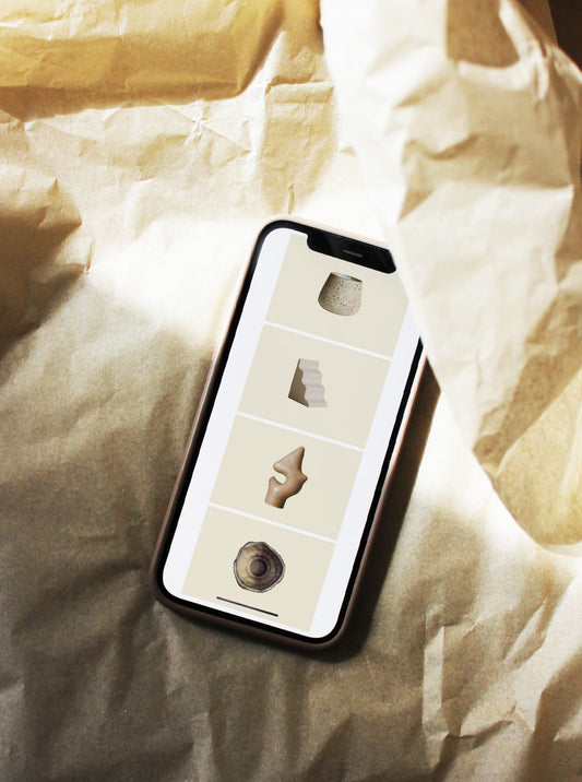 01_Design – Layouted Pages for Instagram Feed & Stories / 50 layoutet pages