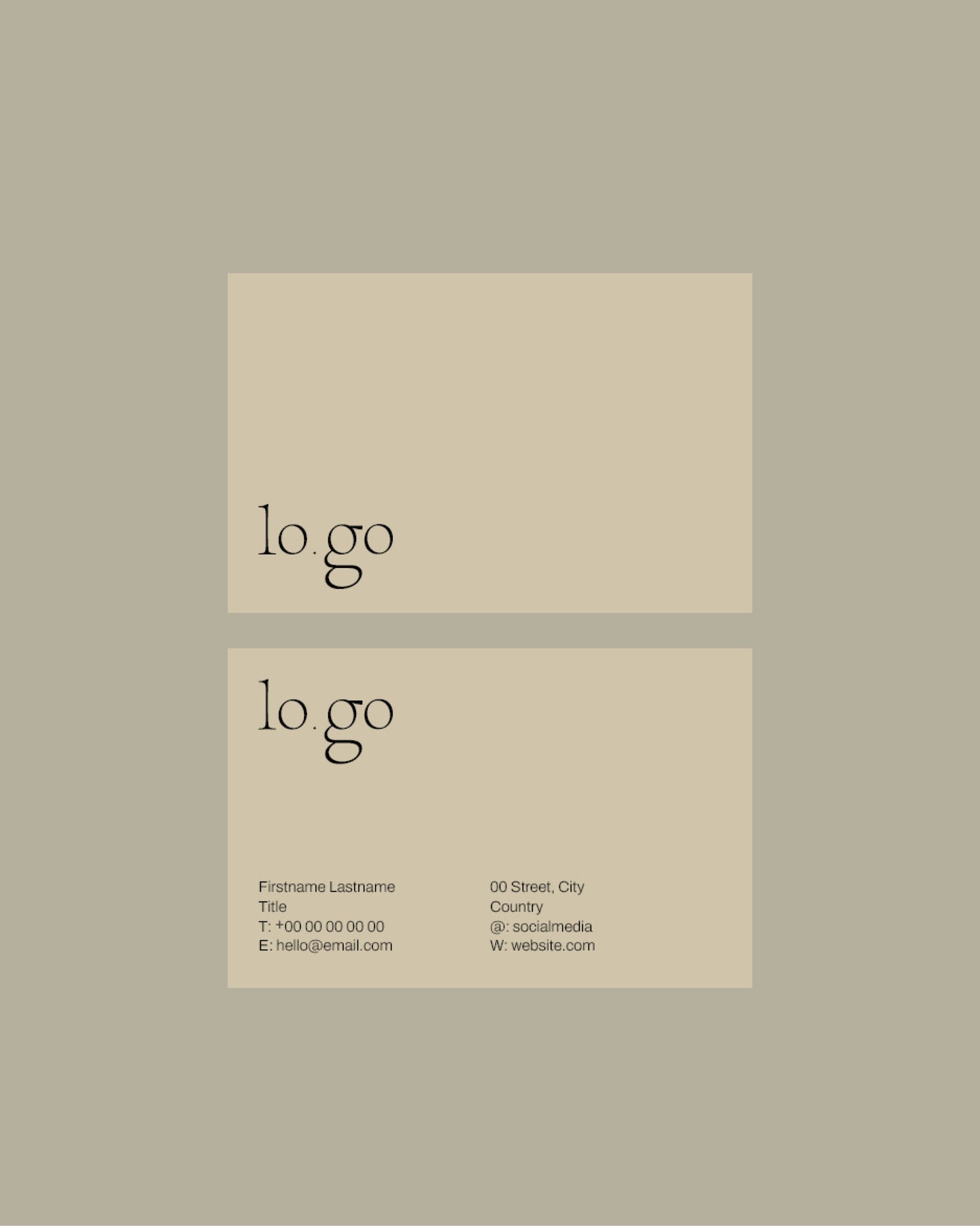 No. 02 Business Card Template