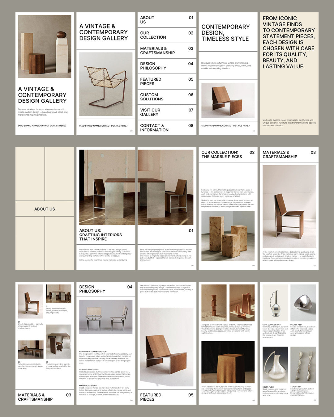 06_Design . 15 Layouted Pages M65 Flyer Template