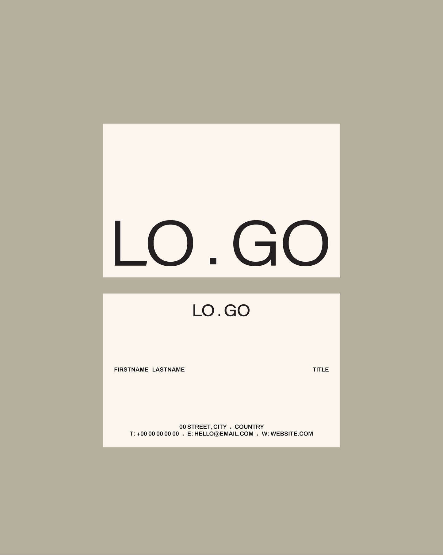 No. 09 Business Card Template