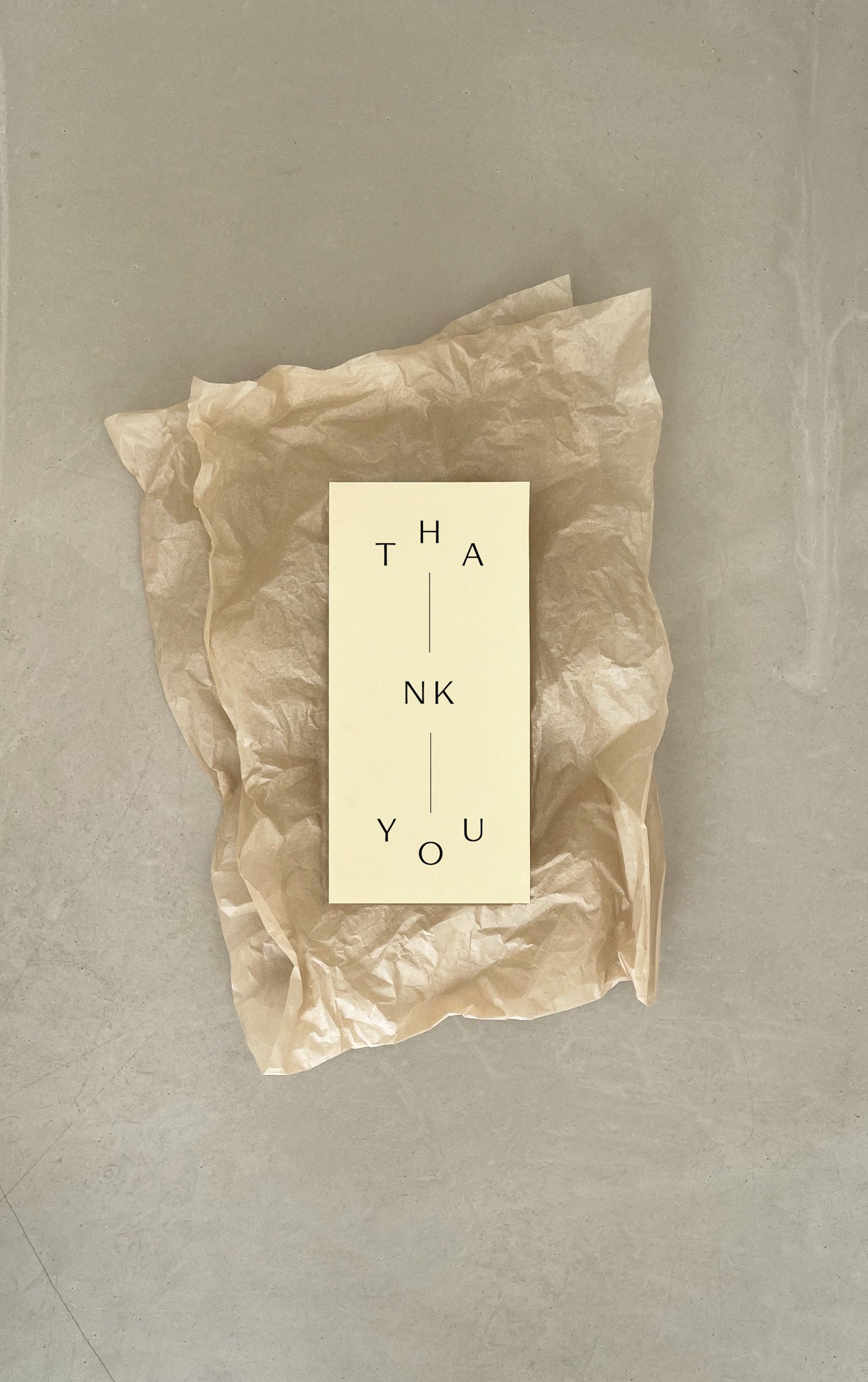 Thank You / Typography Lines / M65 Flyer Template