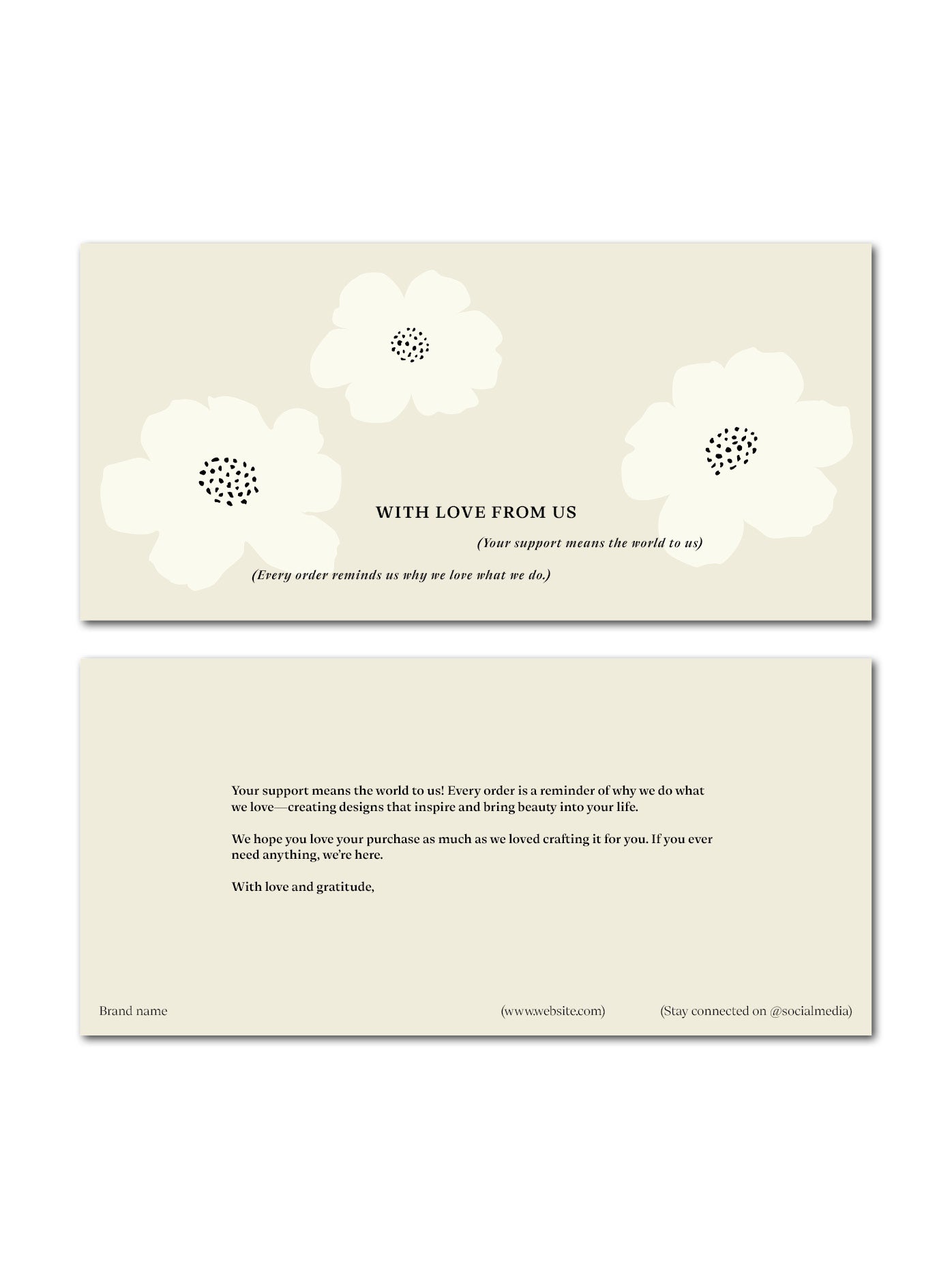 Flower With Love From Us M65-Flyer