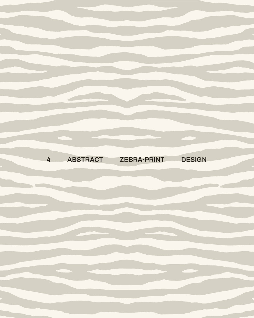 4 Abstract Zebra Print Designs
