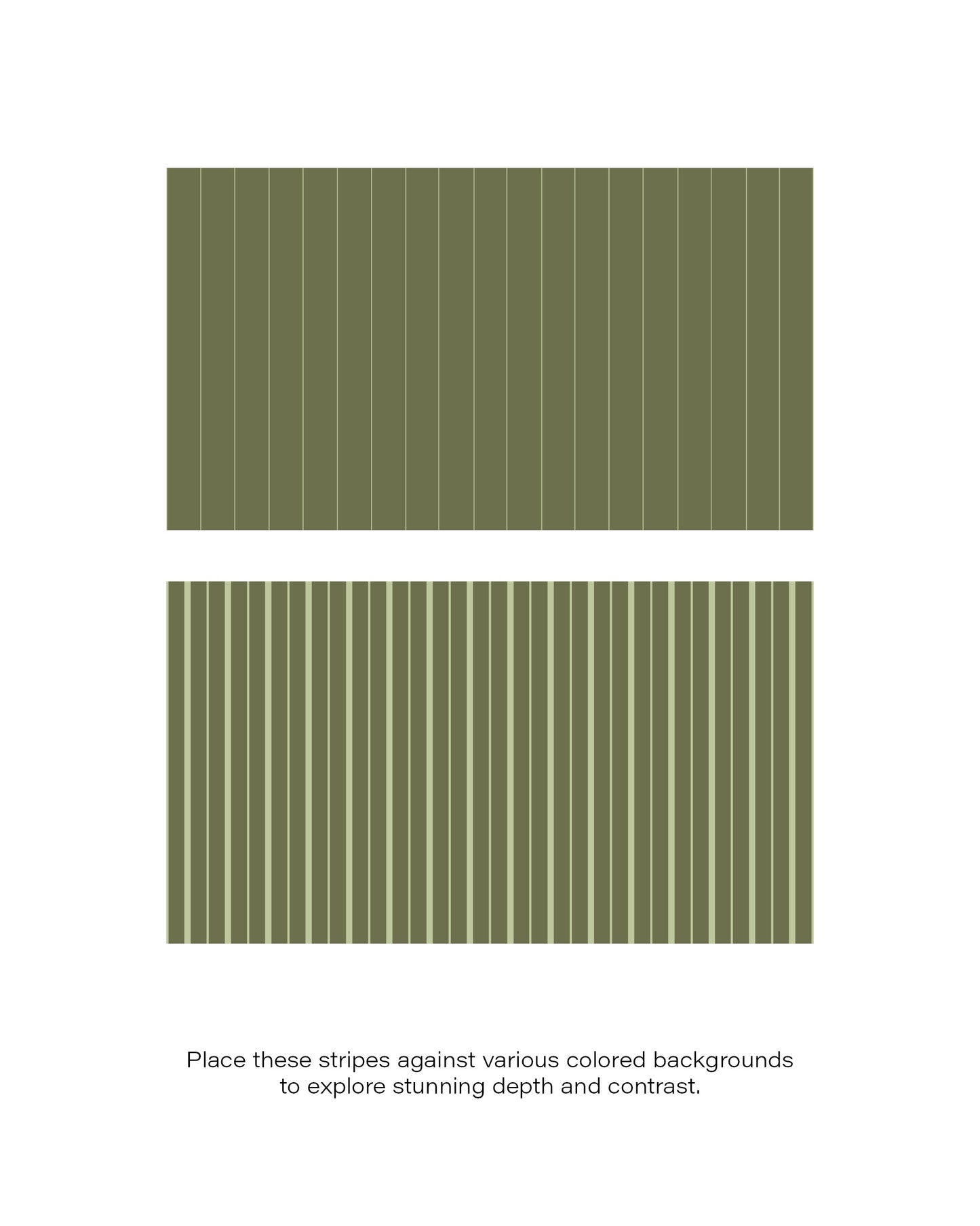 6 Pistachio Green Striped Patterns