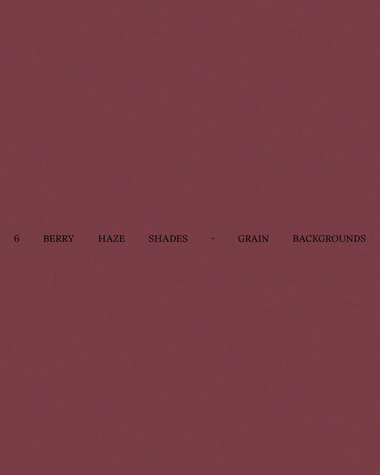 6 Berry Haze Shades - Grained Backgrounds