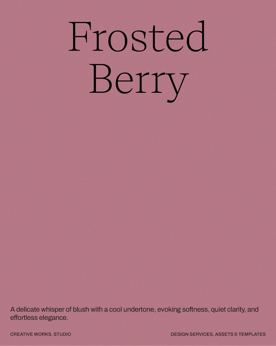 6 Berry Haze Shades - Grained Backgrounds