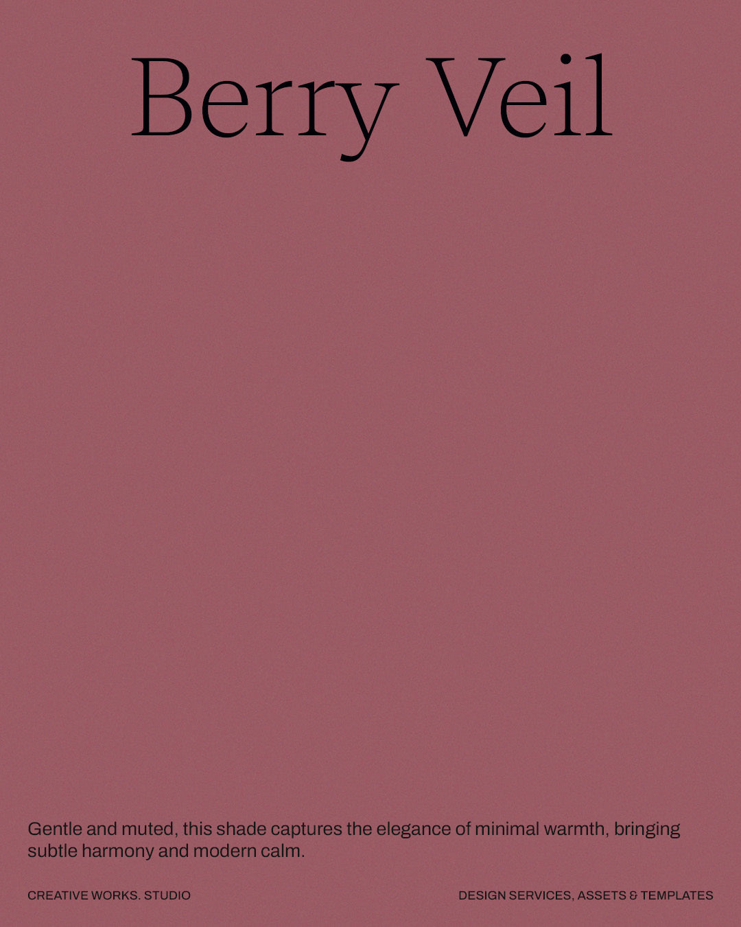 6 Berry Haze Shades - Grained Backgrounds