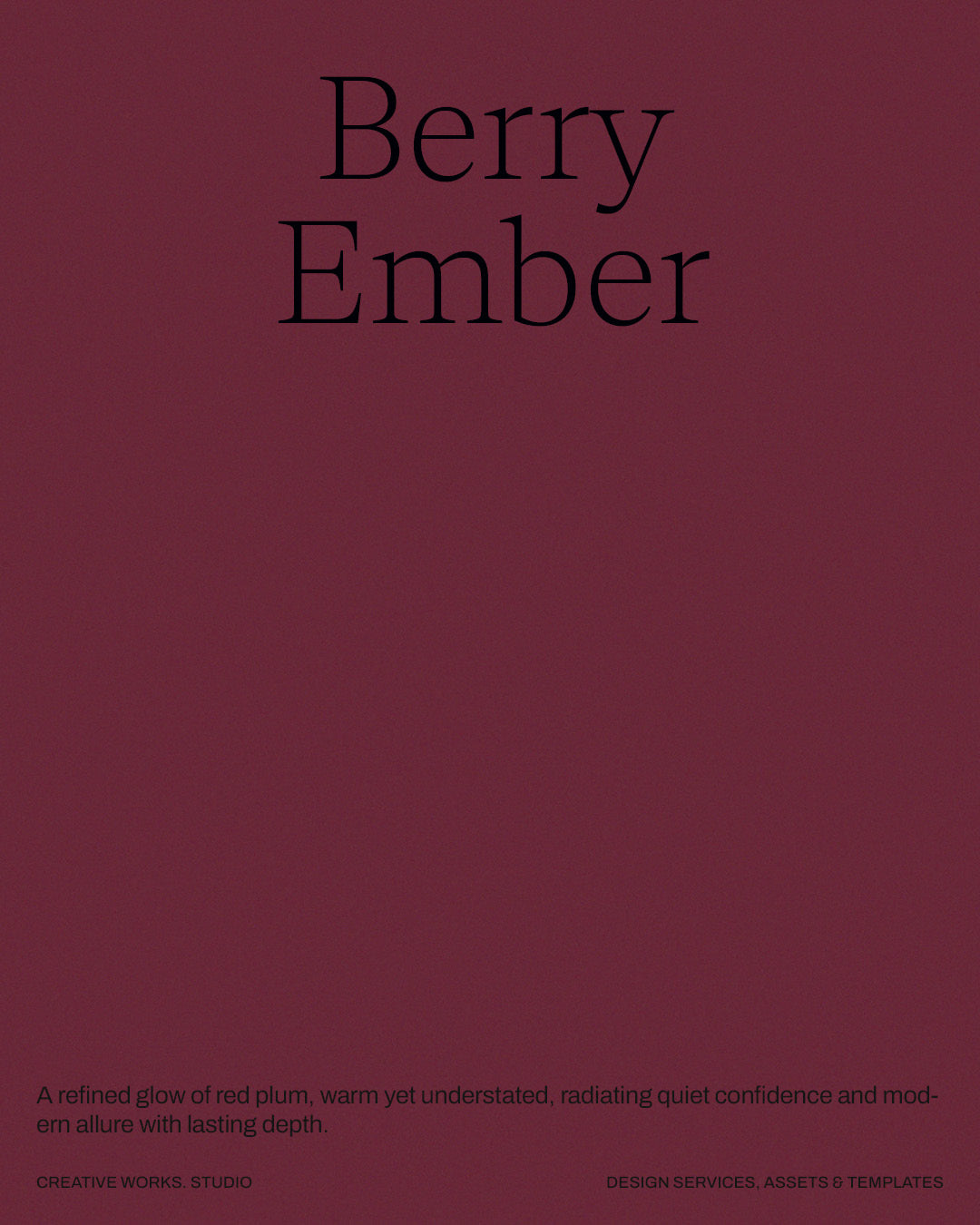 6 Berry Haze Shades - Grained Backgrounds