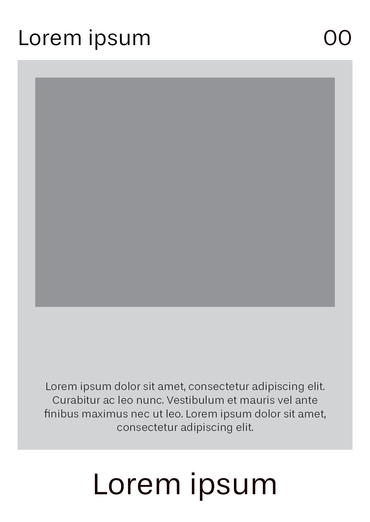 A6 Image and Color Box Text Flyer Template – 105 x 148 mm
