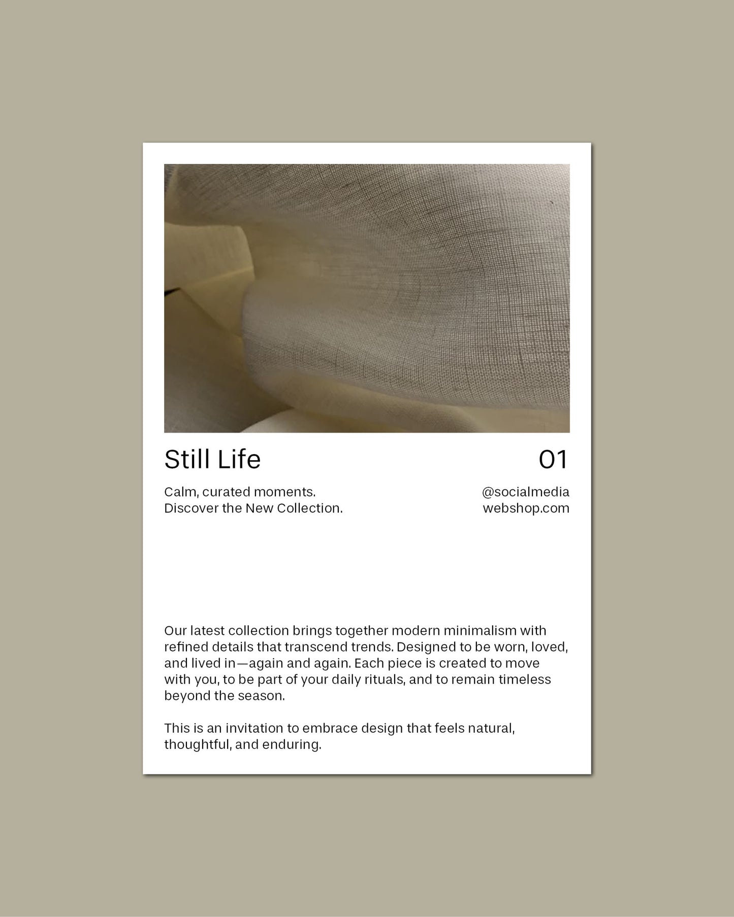 A6 Product Info Template Flyer – 105 x 148 mm