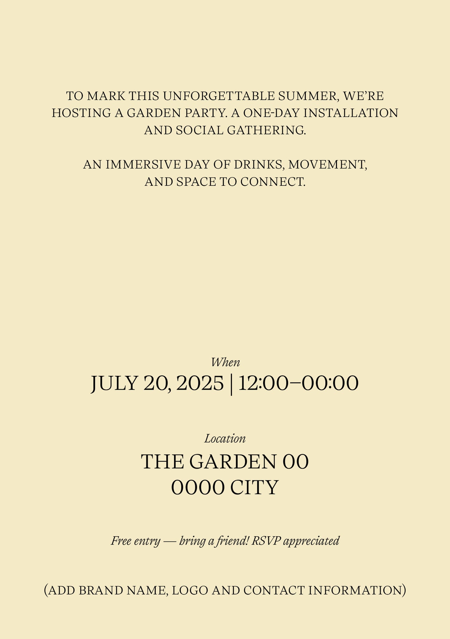 Timeless & Refined / A5 Flyer Template