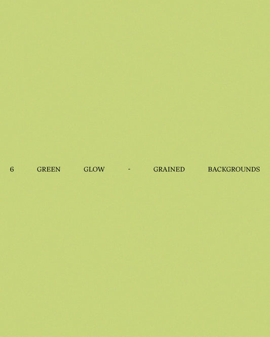 6 Green Glow - Grained Backgrounds