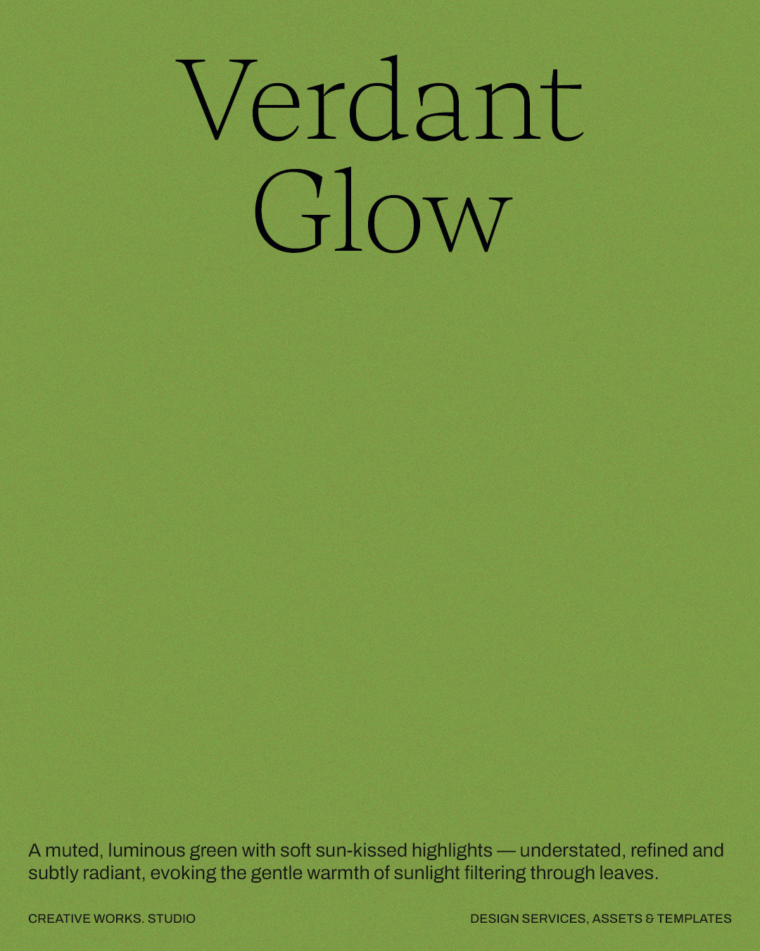 6 Green Glow - Grained Backgrounds