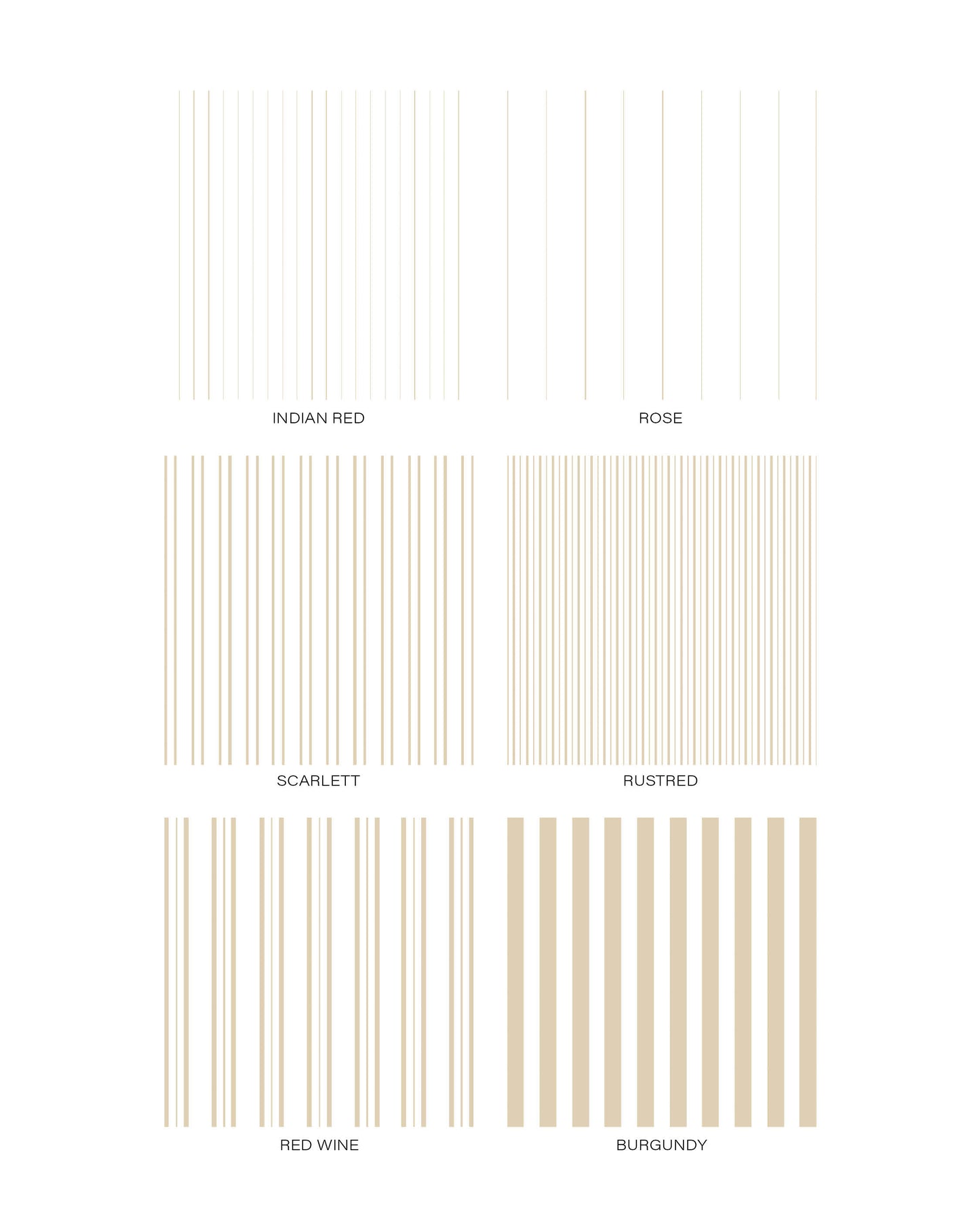 6 Beige Striped Patterns