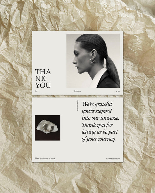 Thank you . Timeless and refined V1 . 4 pages . A6 Flyer Template
