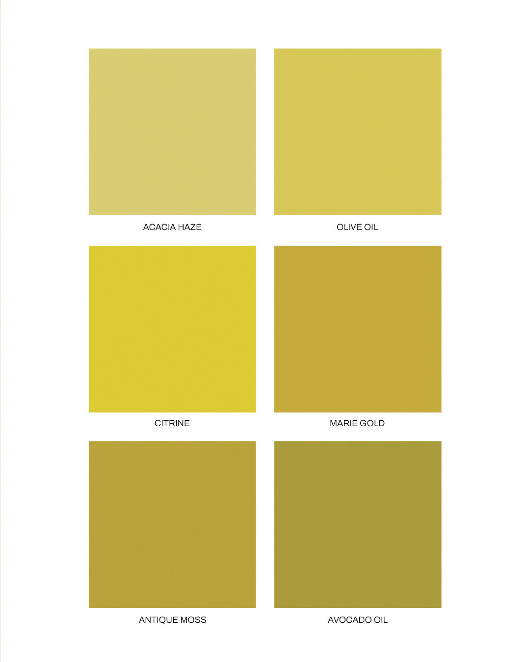 6 Golden Acacia Shades - Grain Backgrounds