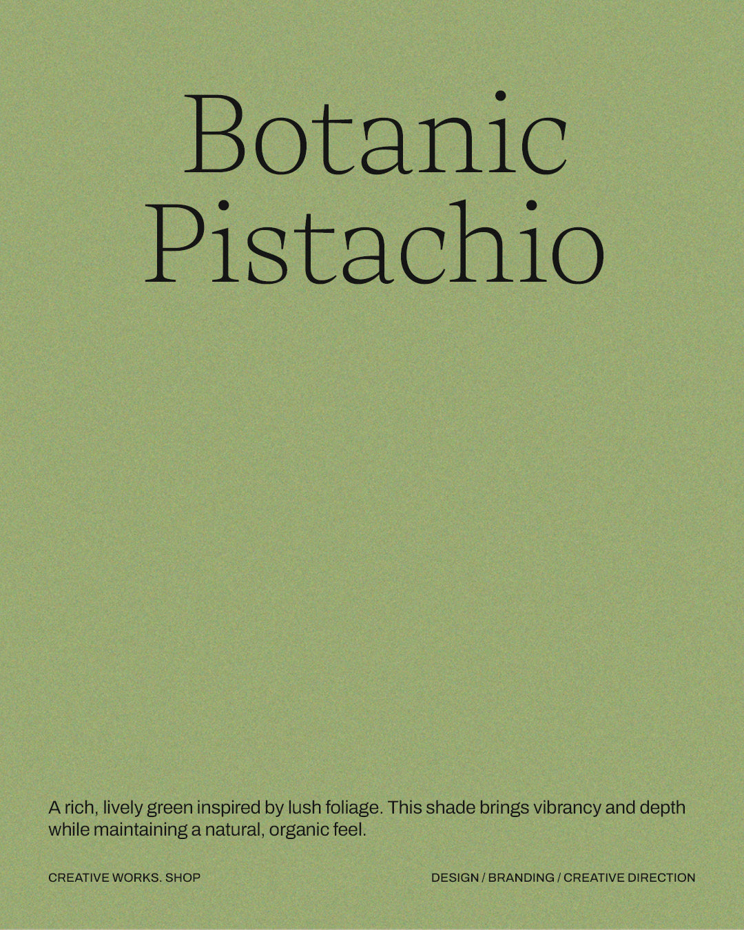 6 Pistachio Green Shades Grain Background