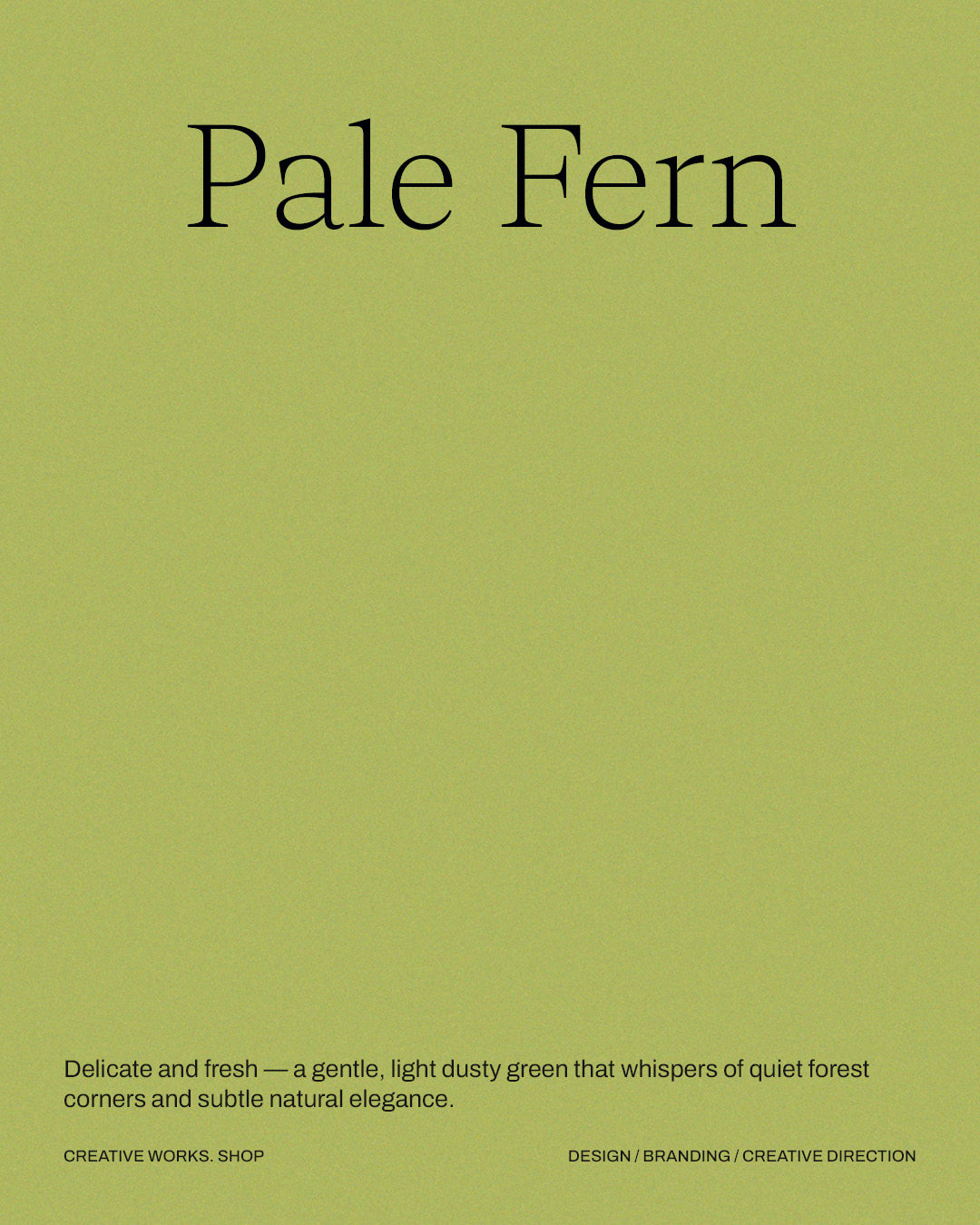 6 Shades Green Harmony Shades - Grained Backgrounds