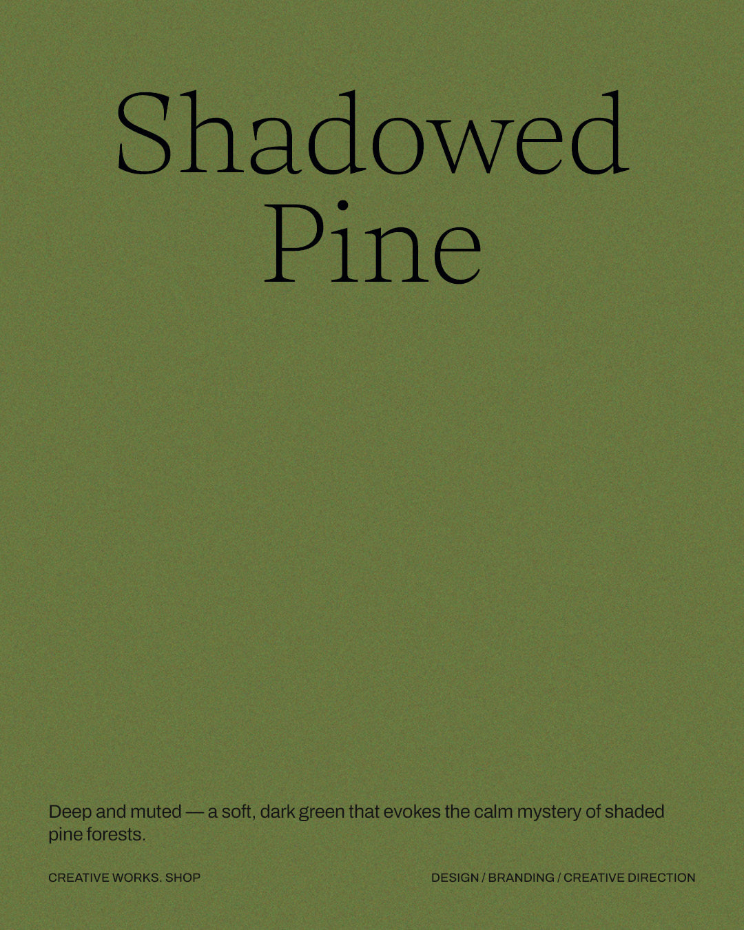 6 Shades Green Harmony Shades - Grained Backgrounds