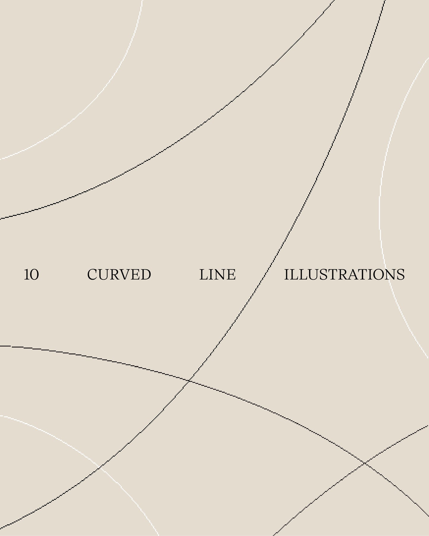 10 Curved Line Illustrations