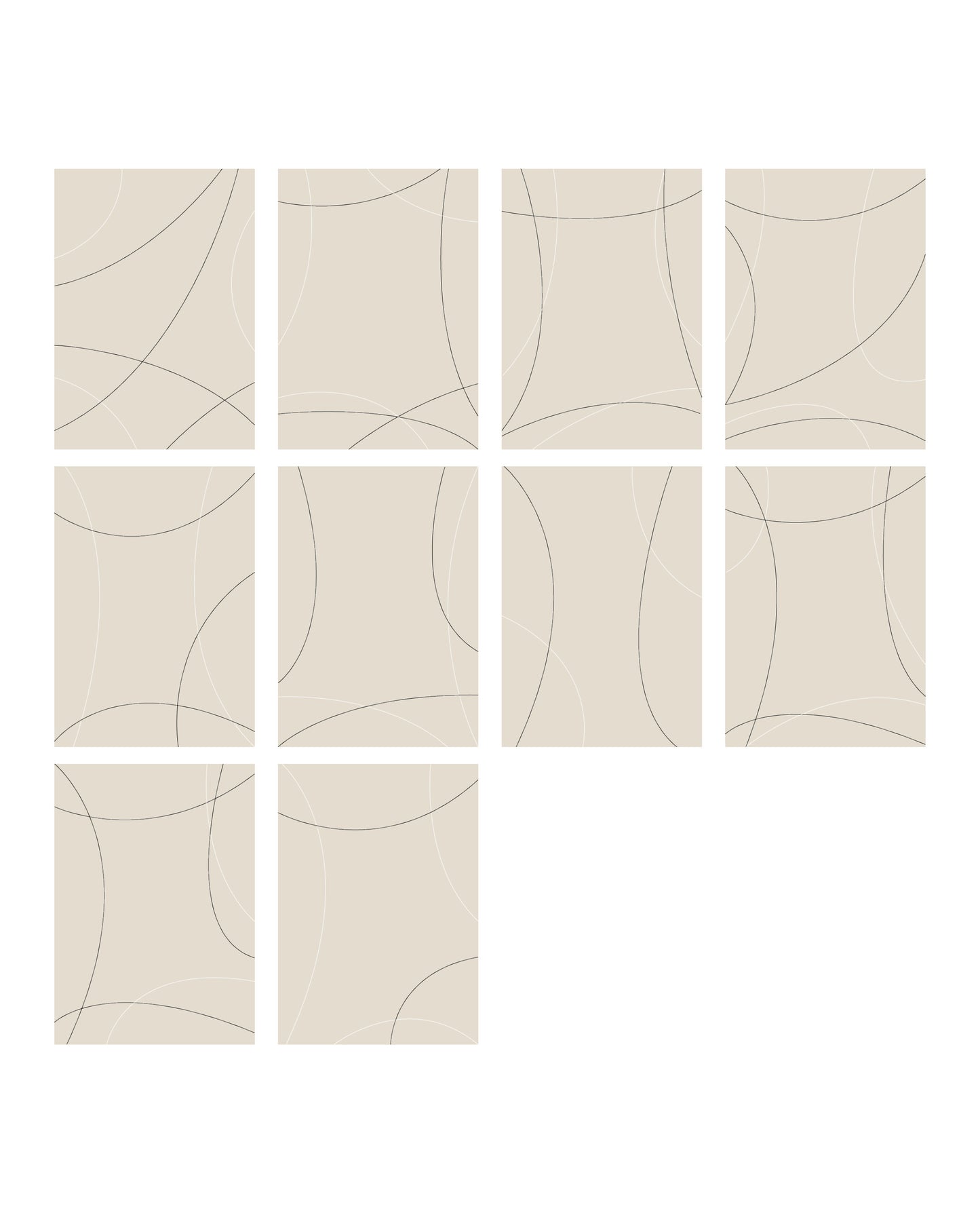 10 Curved Line Illustrations
