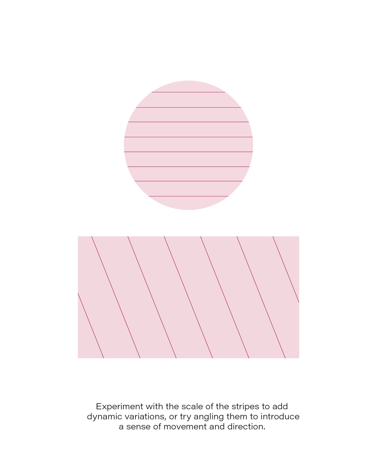 6 Raspberry Striped Patterns