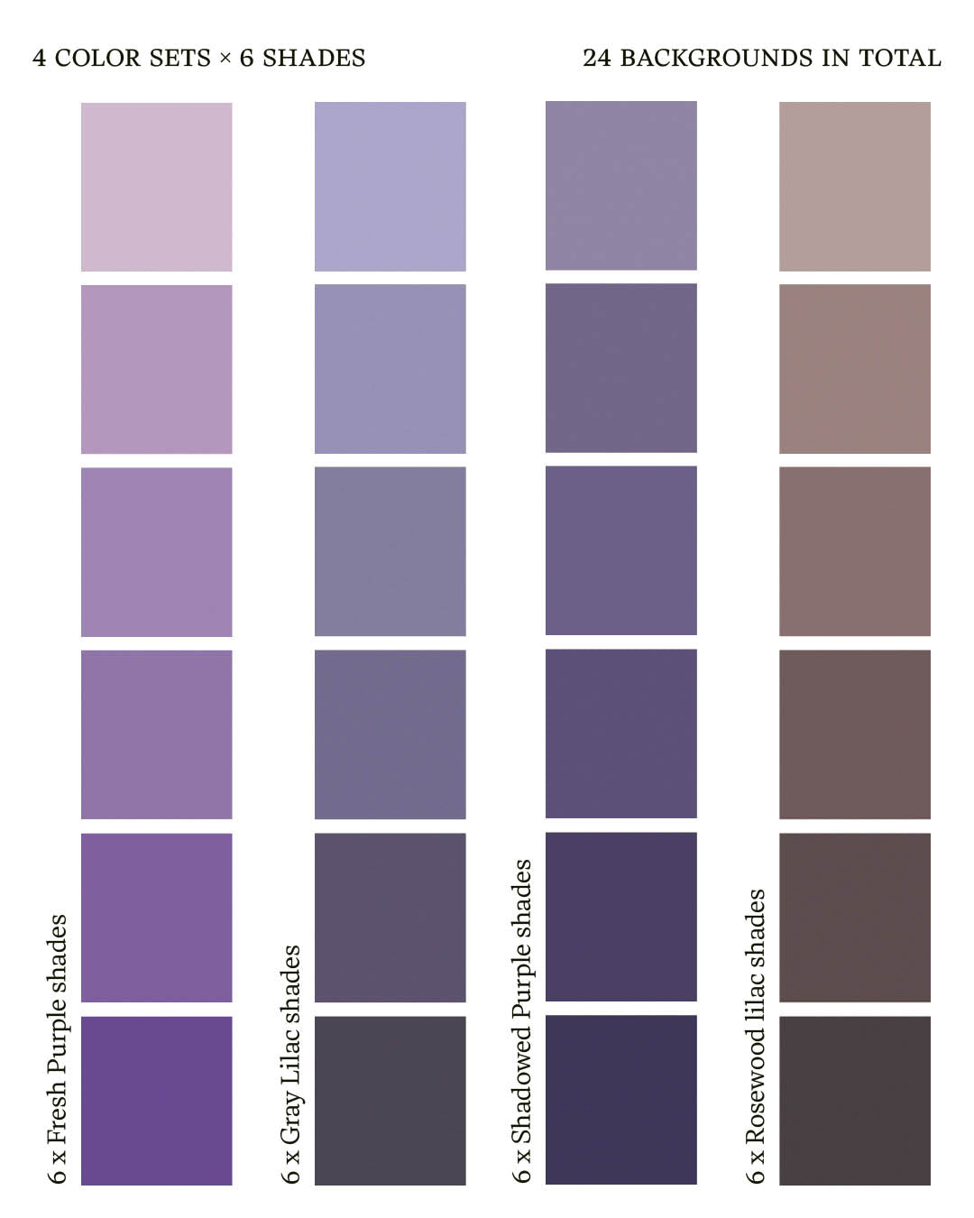 Color Bundle (Purple Rain) Palette