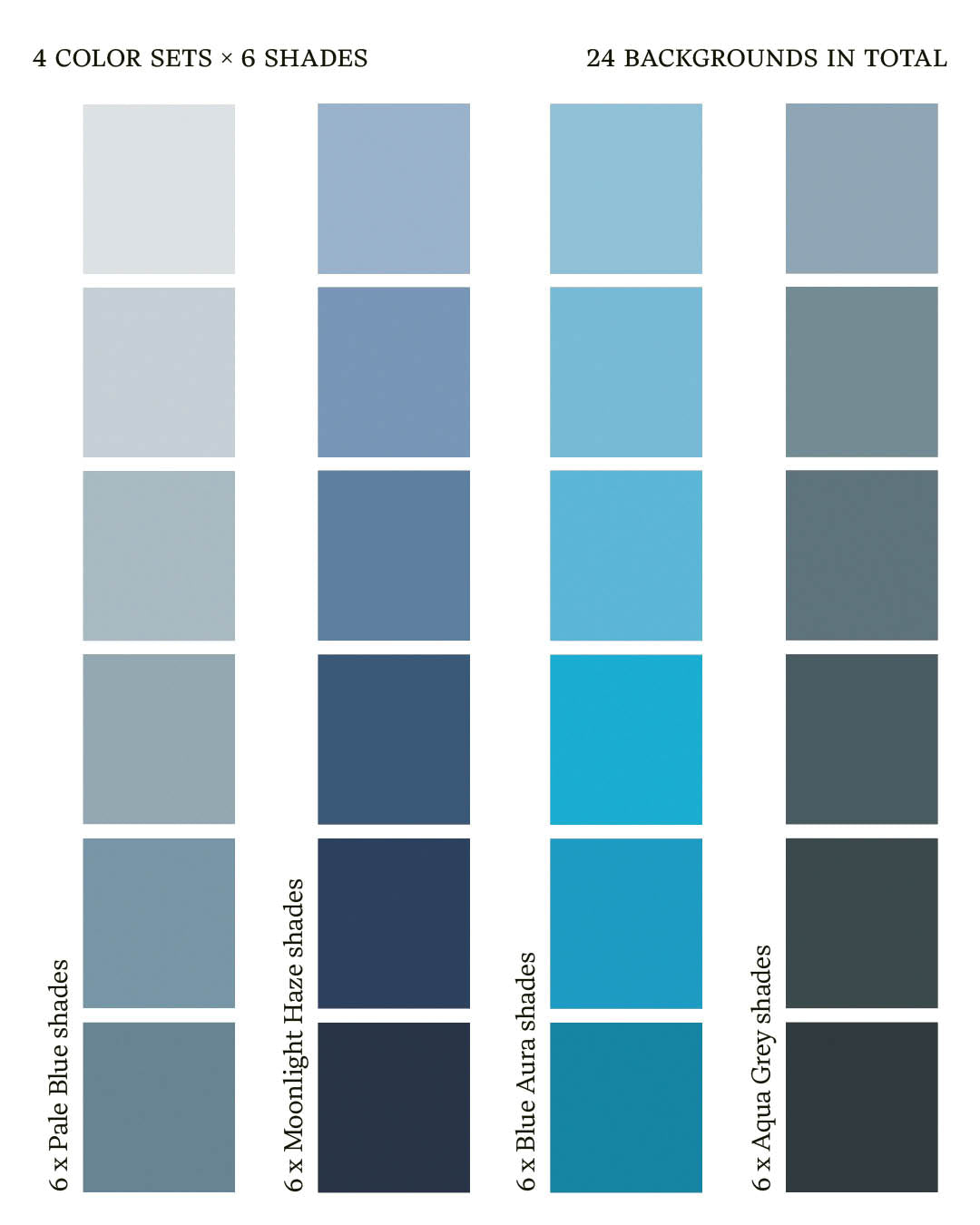 Color Bundle (The Blues) Palette