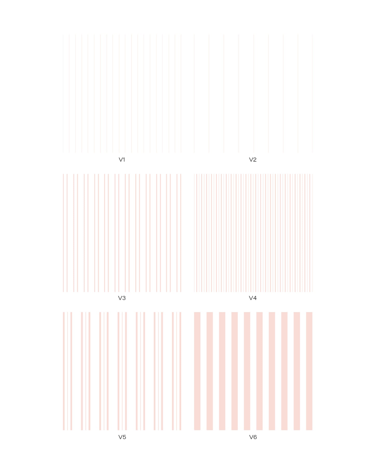 6 Wispy Pink Striped Patterns
