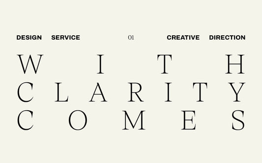 Design service: CREATIVE DIRECTION