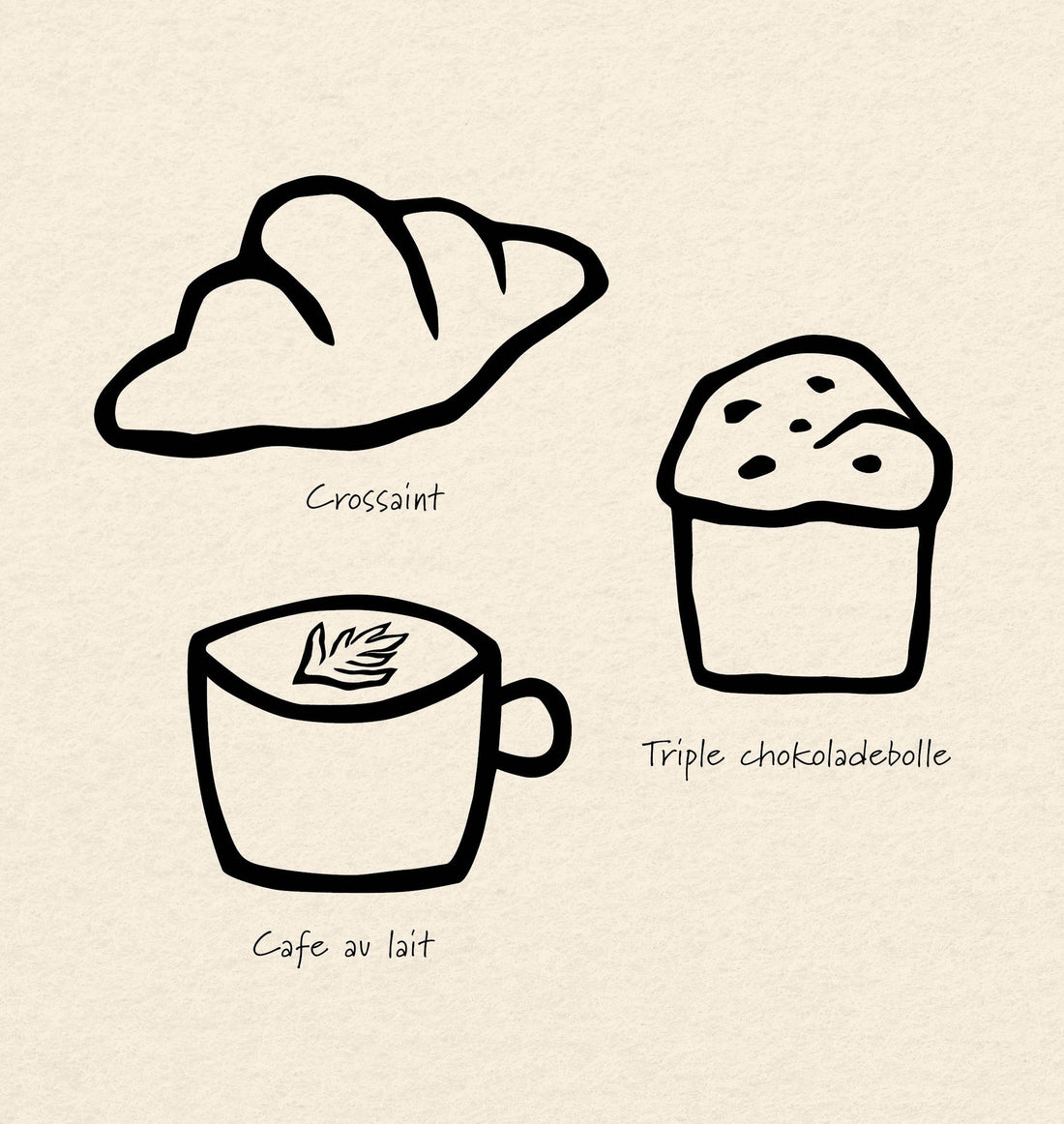 WORKS. : MENU CARD DESIGN, PENNY LANE CAFÉ AALBORG