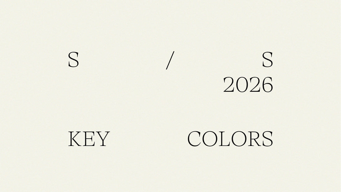 S/S 2026 Key Colors