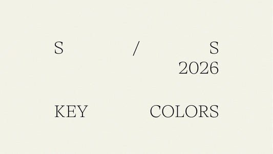 S/S 2026 Key Colors