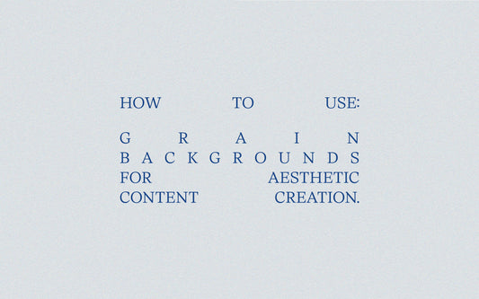 HOW TO USE: Grain backgrounds for aesthetic content creation.