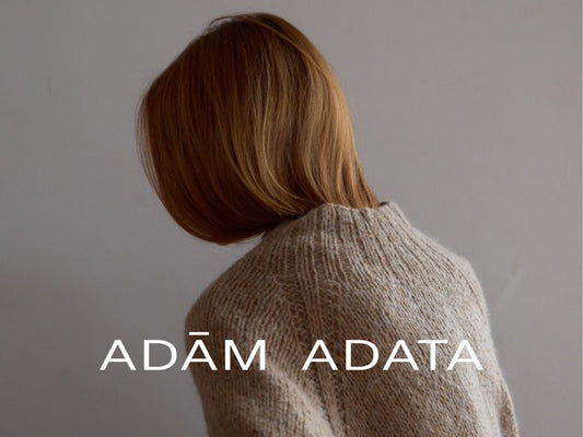 WORKS: LOGO DESIGN + MONOGRAM / ADĀM ADATA - HAND KNITTED GARMENTS