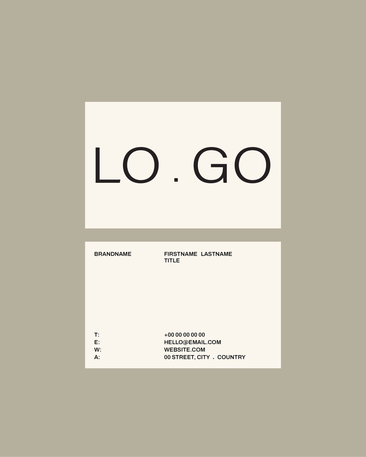 BUSINESS CARD TEMPLATE