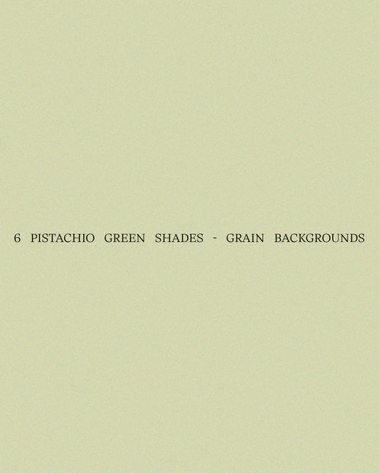 6 Pistachio Green Shades Grain Background