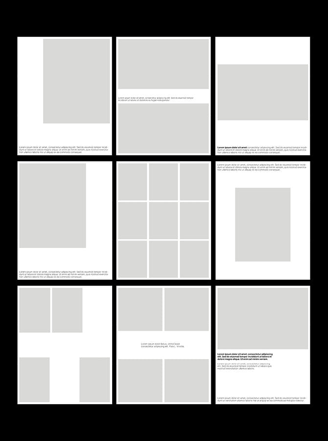 03_Design – Layouted Pages for Instagram Feed & Stories / 40 Layouted Pages