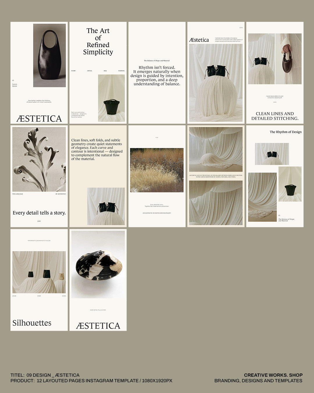 09 Design - Æstetica - Layouted (24) Pages for Instagram