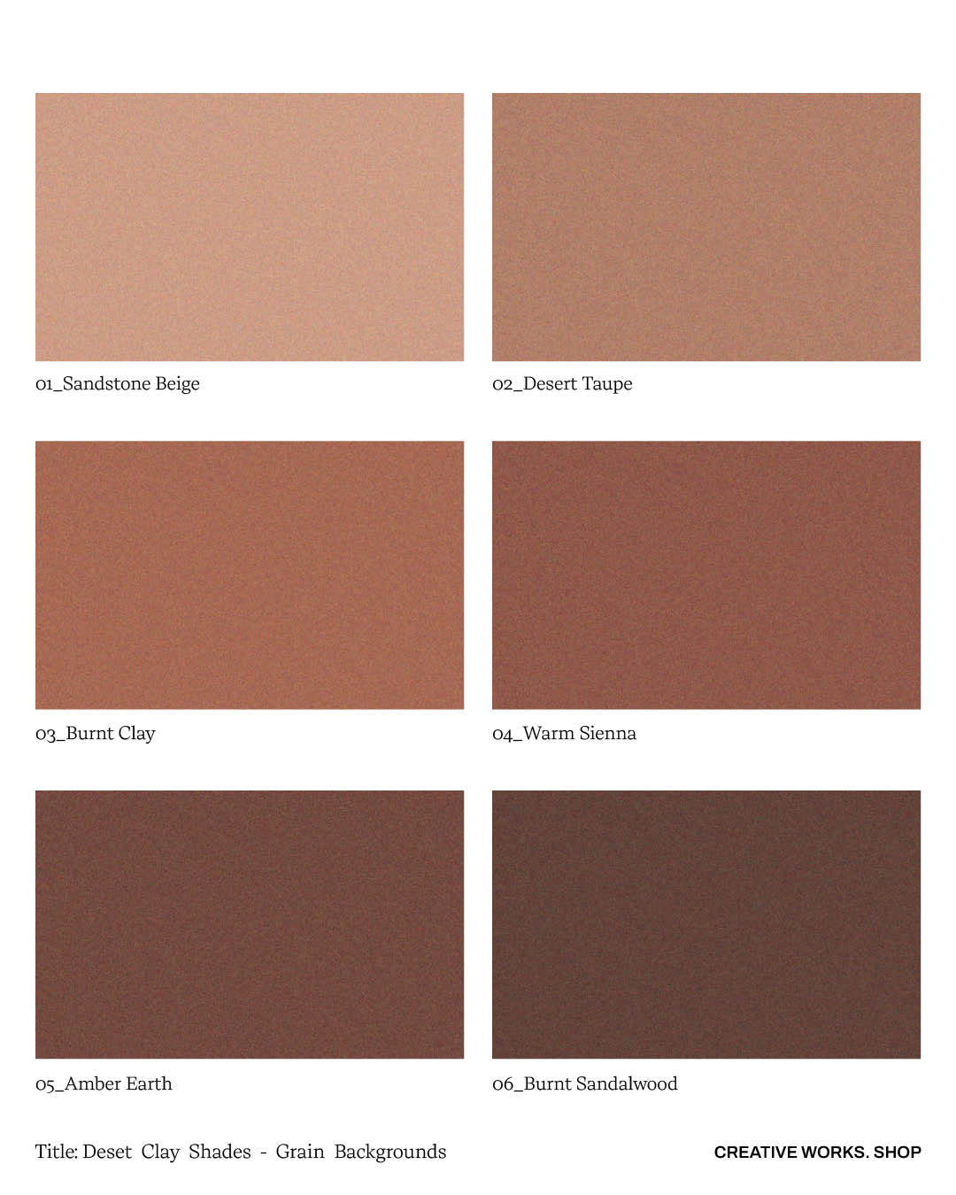 6 Desert Clay Grain Backgrounds