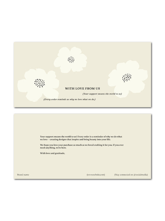 Flower With Love From Us M65-Flyer