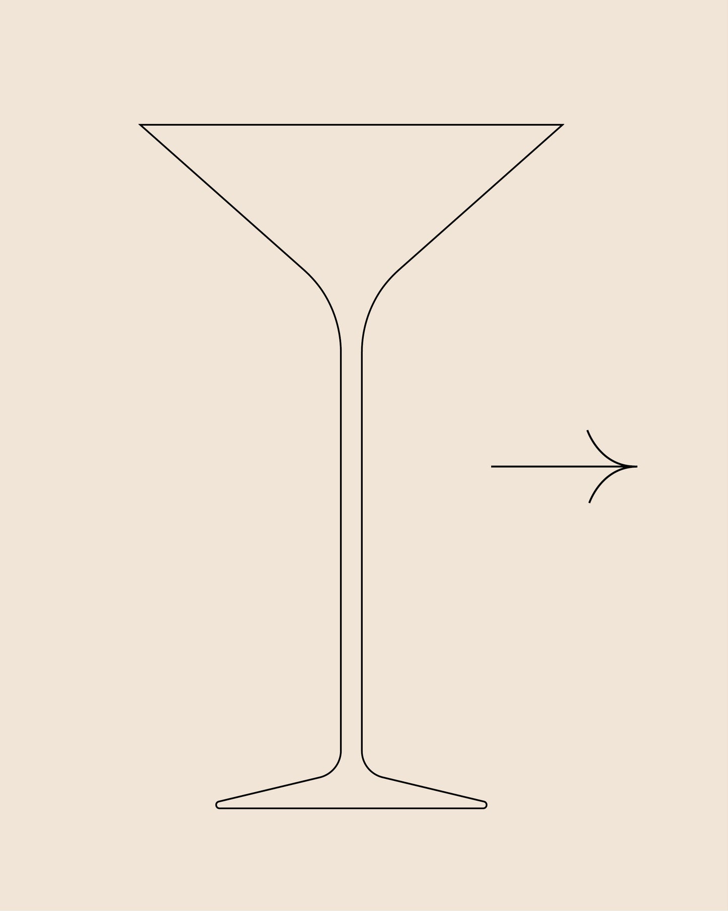 24 Minimalistic Cocktail Glasses