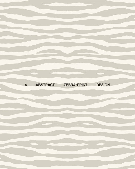 4 Abstract Zebra Print Designs