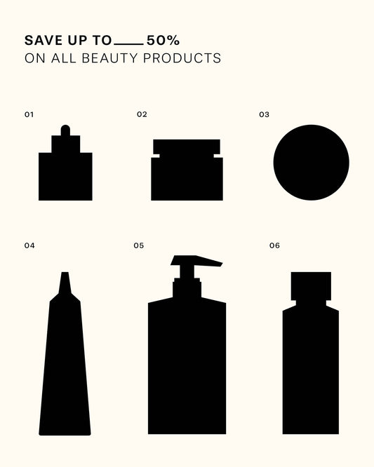 20 Beauty Product Silhouette Illustrations