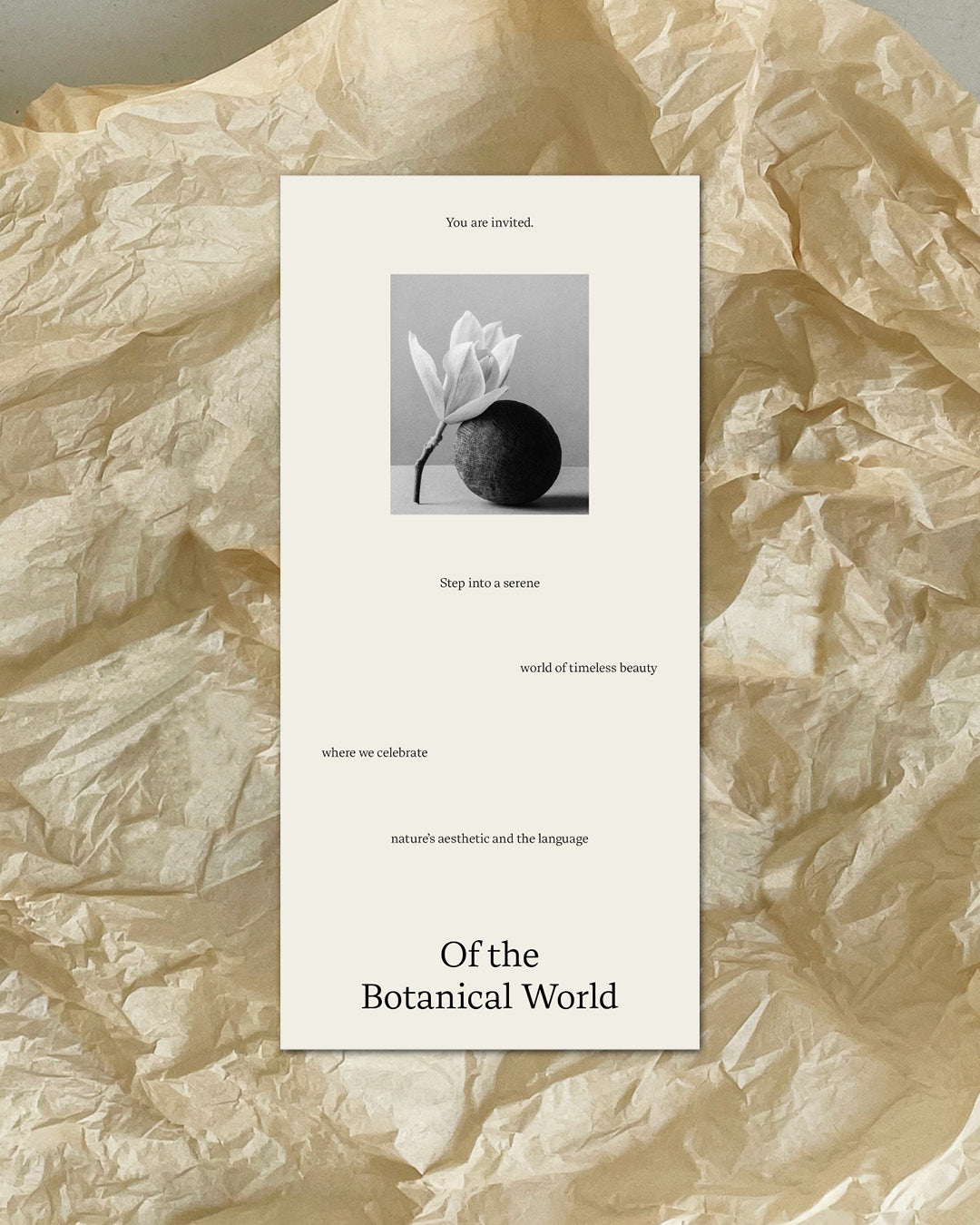 Event . The Aesthetic Garden . M65 Flyer Template