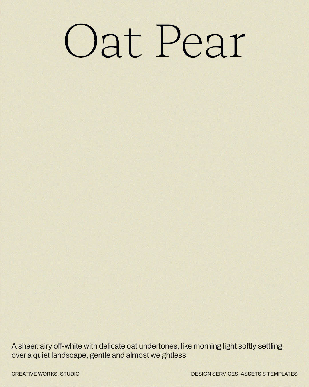 6 Creamed Pear Shades - Grained Backgrounds
