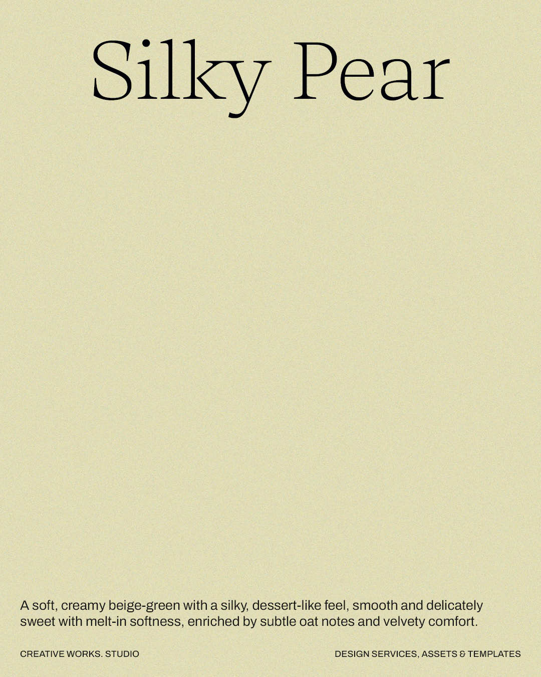 6 Creamed Pear Shades - Grained Backgrounds