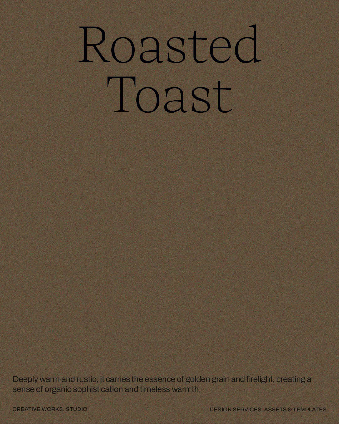 6 Roasted Brown Shades – Grained Backgrounds