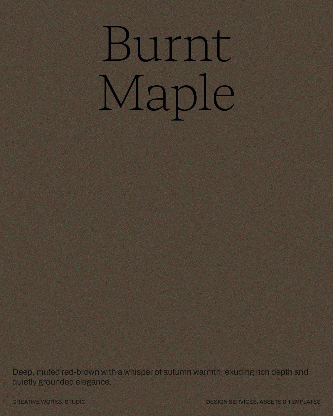 6 Roasted Brown Shades – Grained Backgrounds