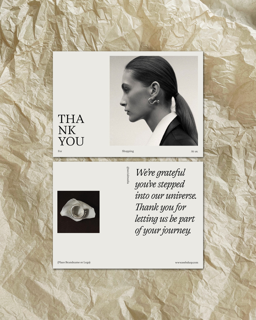Thank you . Timeless and refined V1 . 4 pages . A6 Flyer Template